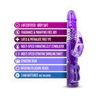 B Yours Beginner's Bunny Rabbit Vibrator Purple