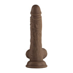 FemmeFunn Vortex Turbo Baller 2.0 8.25 in. Vibrating Rotating Dildo Brown
