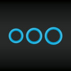Firefly Halo Cock Ring Large Blue