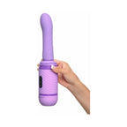 Fantasy For Her Love Thrust-Her Rechargeable Silicone Thrusting Vibrator Purple