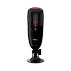 PDX Elite Dirty Talk Rechargeable Vibrating Starter Stroker With Hands-Free Suction Cup Beige/Black