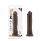 Dr. Skin Realistic 9 in. Dildo Brown