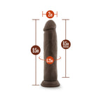 Dr. Skin Realistic 9 in. Dildo Brown
