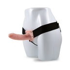 Dr. Skin 6 in. Hollow Strap-On Beige