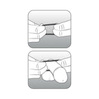 Performance VS3 Pure Premium Silicone Cockrings 3-Pack Large Black