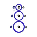 Performance VS4 Pure Premium Silicone Cockrings 3-Pack Set Indigo