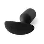 b-Vibe Snug Plug 3 Weighted Silicone Anal Plug Black
