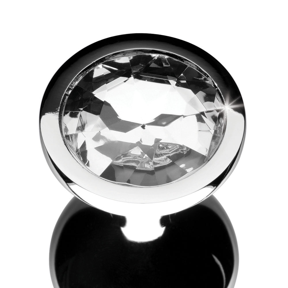Booty Sparks Clear Gem Anal Plug Medium