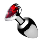 Booty Sparks Red Heart Gem Anal Plug Medium