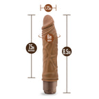 Dr. Skin Cock Vibe 10 Realistic 8.5 in. Vibrating Dildo Tan