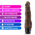 Dr. Skin Cock Vibe 4 Realistic 8 in. Vibrating Dildo Brown