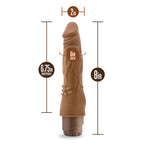 Dr. Skin Cock Vibe 4 Realistic 8 in. Vibrating Dildo Tan