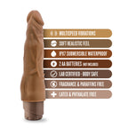 Dr. Skin Cock Vibe 4 Realistic 8 in. Vibrating Dildo Tan