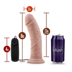 Dr. Skin Dr. Joe Realistic 8 in. Vibrating Dildo Beige
