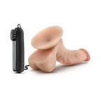 Dr. Skin Dr. Ken Realistic 6.5 in. Vibrating Dildo with Balls Beige