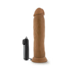 Dr. Skin Dr. Throb Realistic 9.5 in. Vibrating Dildo Tan