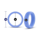 Performance Silicone Glo Cock Ring Blue Glow