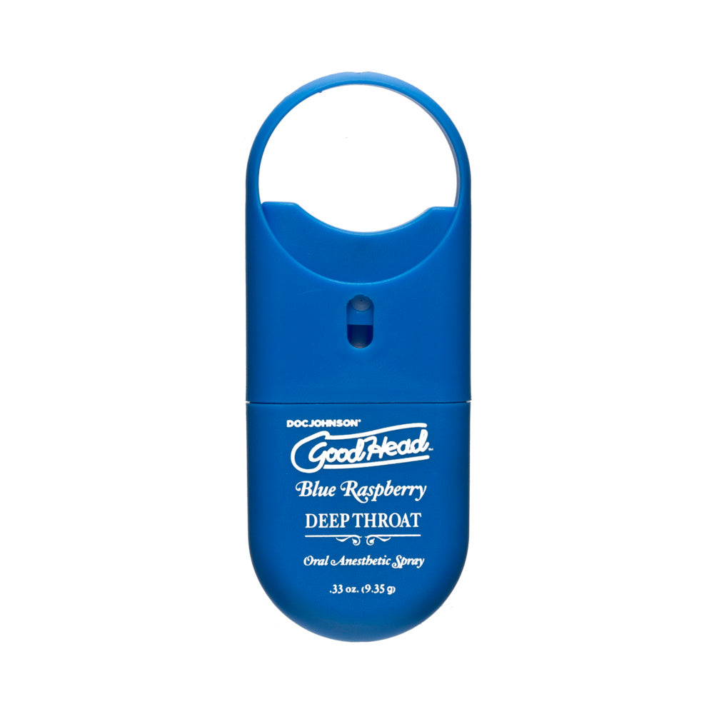 GoodHead Deep Throat Spray To-Go Blue Raspberry .33 oz