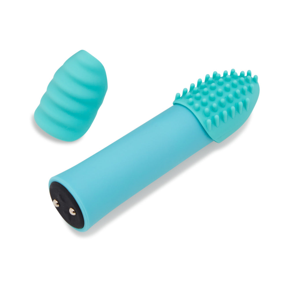 Nu Sensuelle Point Plus Bullet with Sleeves Tiffany Blue