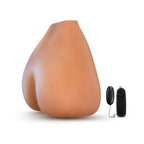 X5 Men Rita Dual Entry Masturbator with Remote-Controlled Bullet Vibrator Tan
