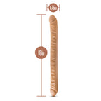 Dr. Skin 18 in. Double Dildo Tan