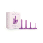 Wellness 4-Piece Silicone Dilator Kit Purple
