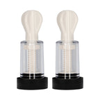 ElectroShock Remote-Controlled E-Stimulation Nipple Suckers White