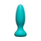 A-Play Vibe Adventurous Rechargeable Silicone Anal Plug with Remote Teal