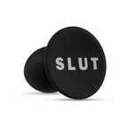 Temptasia 'Slut' Silicone Anal Plug Black