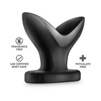 Anal Adventures Anal Anchor Expanding Plug Black