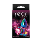 Rear Assets Metal Heart Plug Small Multicolor/Pink