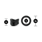 Stay Hard Beef Ball Stretcher Snug 1 in. Black