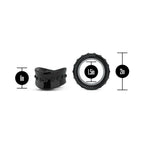 Stay Hard Beef Ball Stretcher 1.5 in. Black