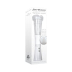 Zero Tolerance Sucking Good Rechargeable Vibrating Vacuum Pump Stroker Clear/White