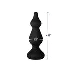 Forto F-30 Pointer Silicone Anal Plug Small Black
