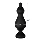 Forto F-30 Pointer Silicone Anal Plug Large Black
