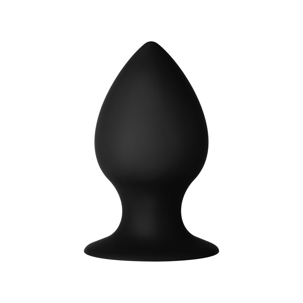 Forto F-98 Cone Silicone Anal Plug Medium Black