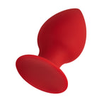 Forto F-98 Cone Silicone Anal Plug Large Red