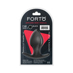 Forto F-60 Spade Silicone Anal Plug Small Black