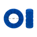 Forto F-25 Liquid Silicone Cockring 23mm Blue