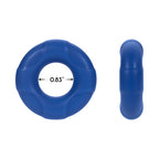 Forto F-33 Liquid Silicone Cockring Medium Blue