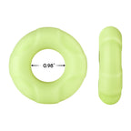Forto F-33 Liquid Silicone Cockring Large Glow