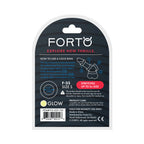 Forto F-33 Liquid Silicone Cockring Small Glow