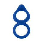 Forto F-88 Liquid Silicone Cock & Ball Ring Blue