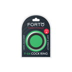 Forto F-64 Wide Liquid Silicone Cockring Medium Black