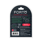 Forto F-64 Wide Liquid Silicone Cockring Large Red
