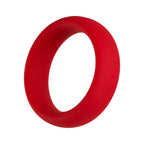 Forto F-64 Wide Liquid Silicone Cockring Medium Red
