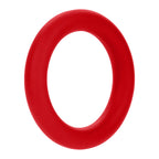 Forto F-61 3-Piece Silicone Cockring Set Red
