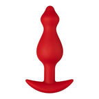 Forto F-78 Pointee Silicone Anal Plug Large Red