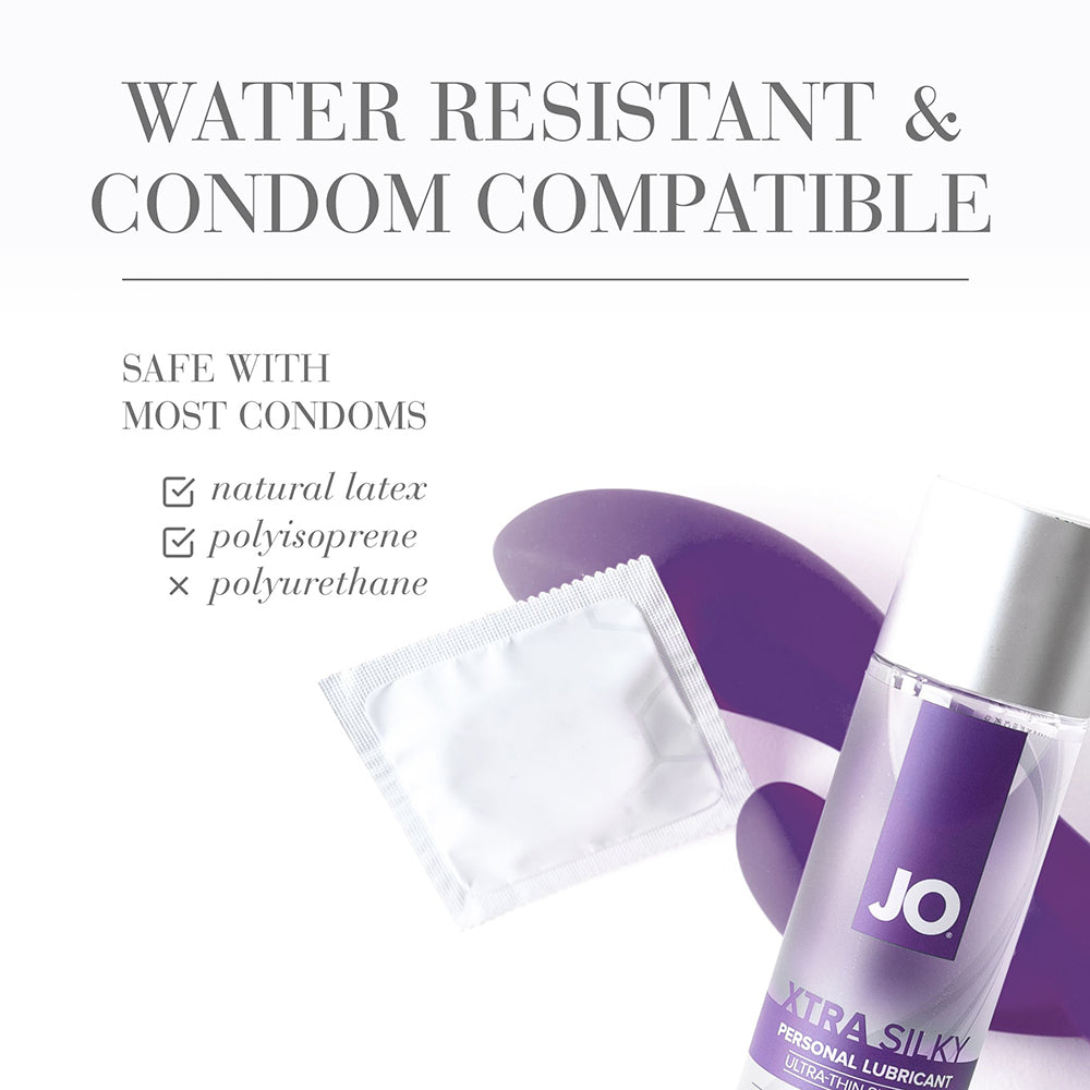 JO Xtra Silky Silicone Lubricant 2 oz.